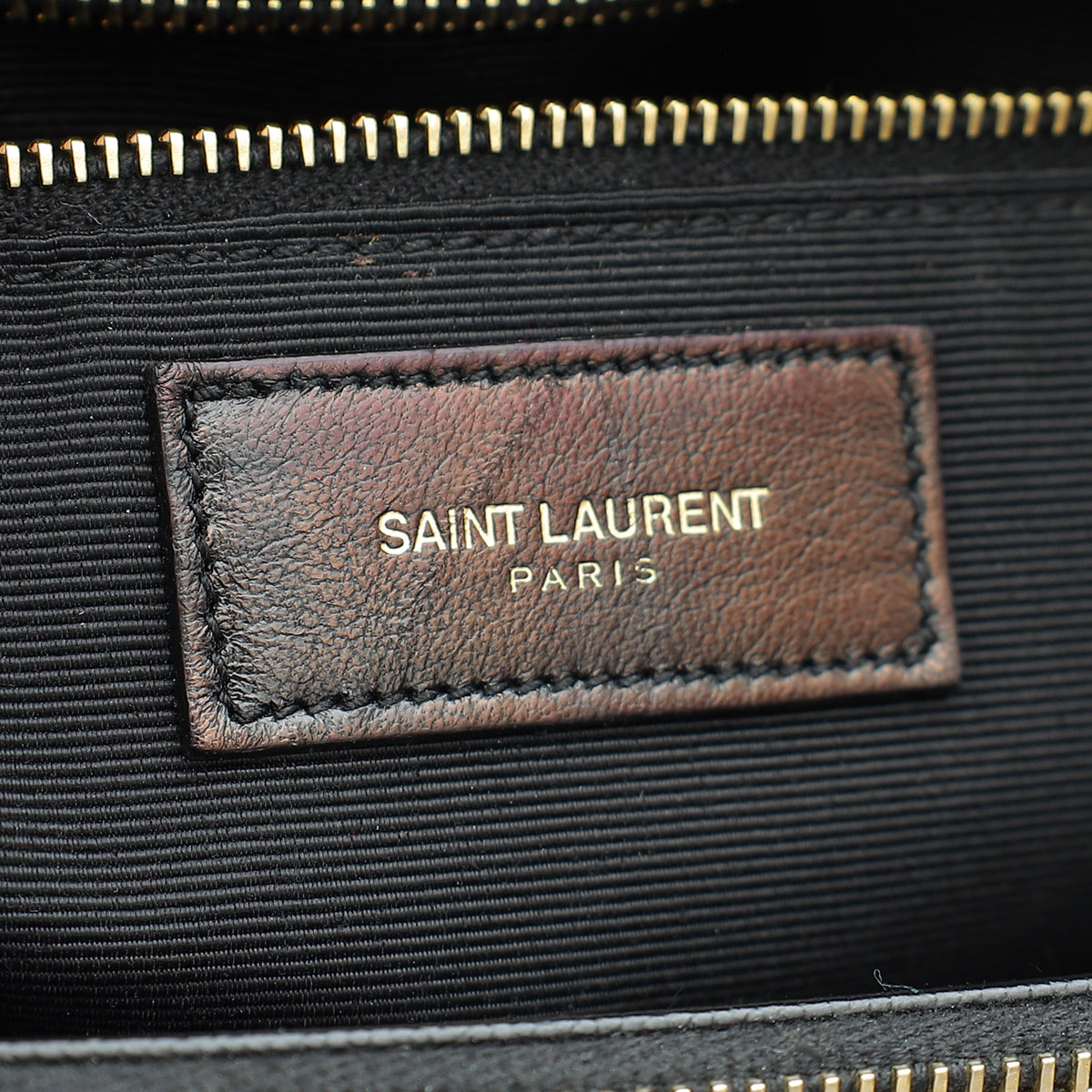 YSL Black Monogram Shopping Tote Large Bag