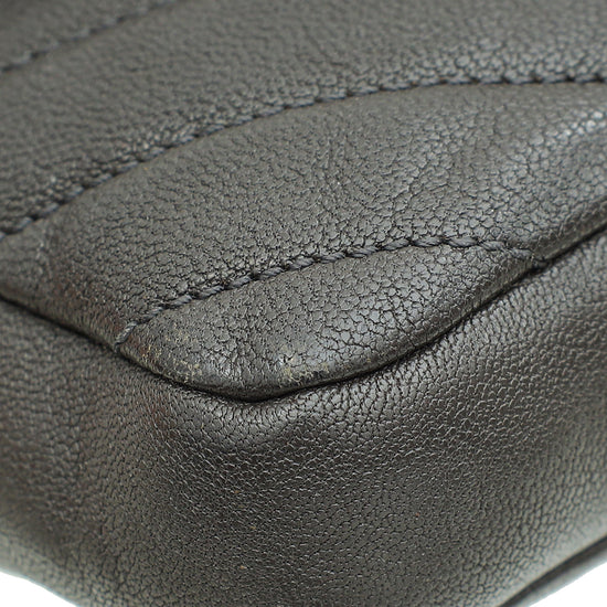 Load image into Gallery viewer, YSL Graphite Brown Monogram College Chain Wallet Bag
