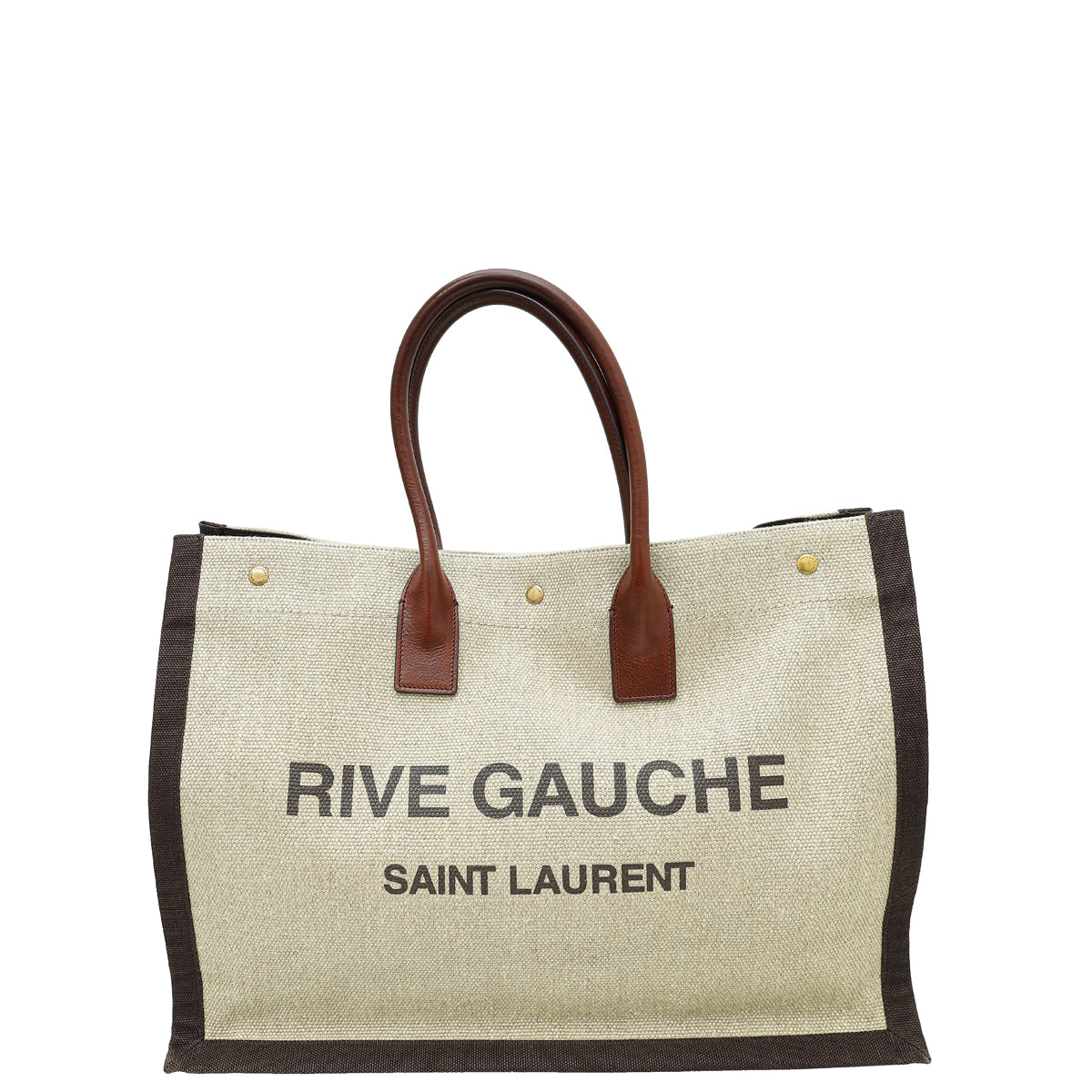 YSL Bicolor Rive Gauche Large Tote Bag-YSL-THE CLOSET