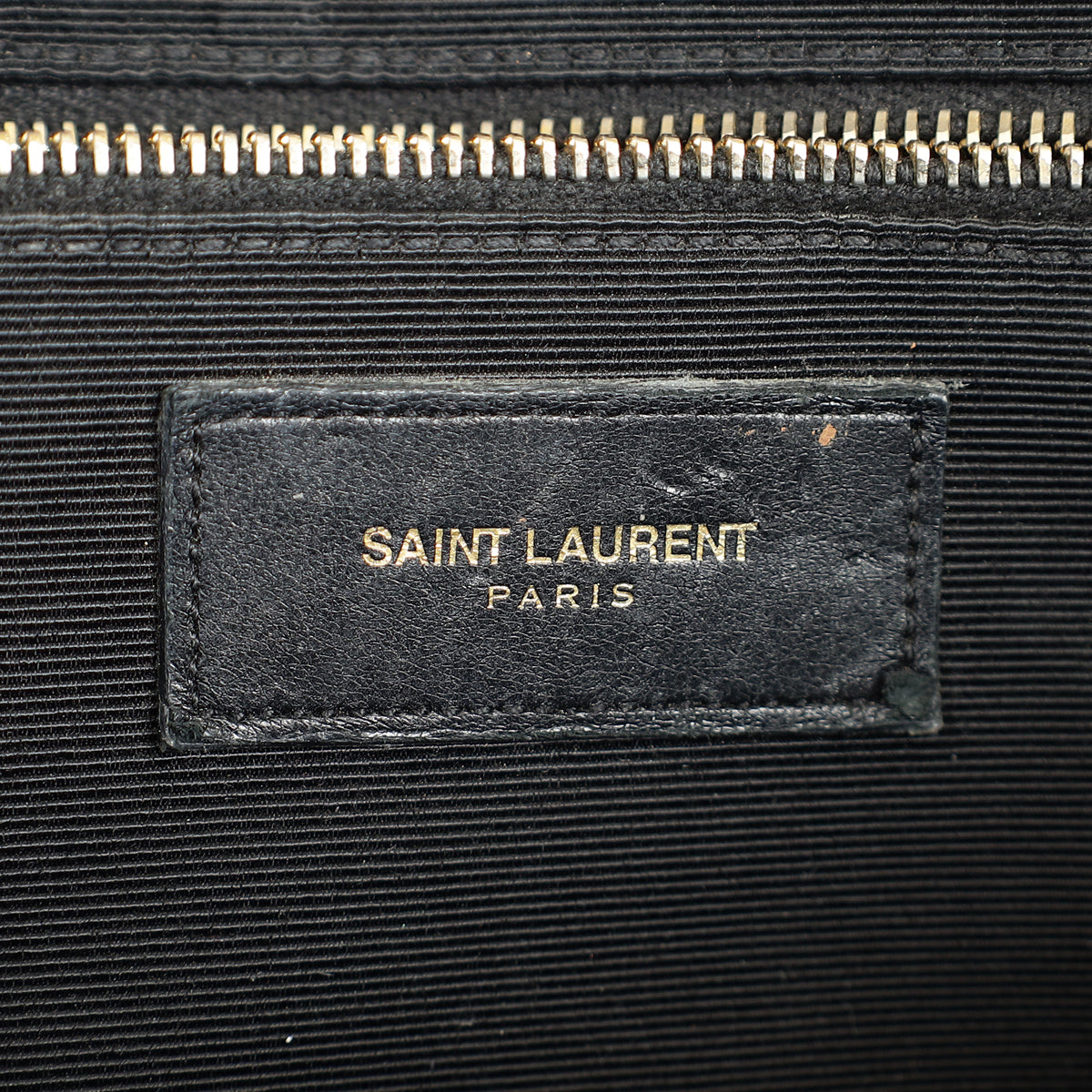 YSL Black Monogram Envelope Large Satchel Bag