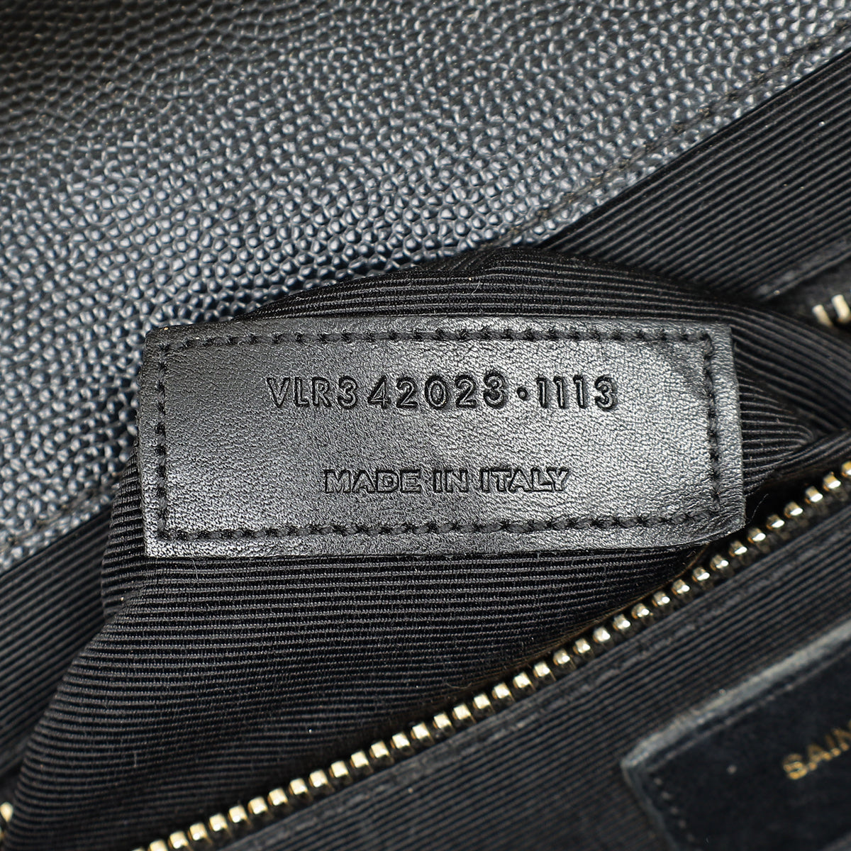 YSL Black Monogram Envelope Large Satchel Bag