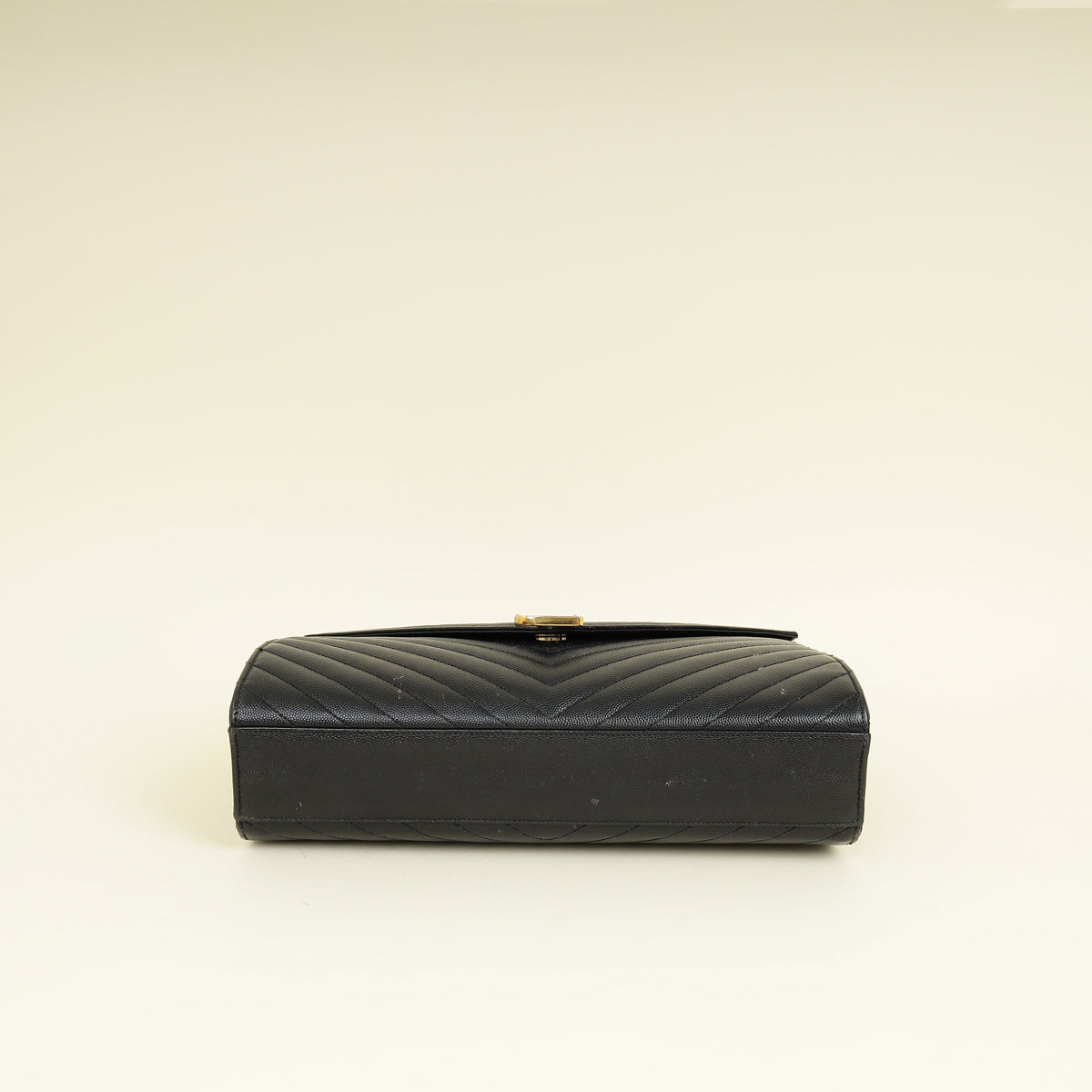 YSL Black Monogram Envelope Large Satchel Bag