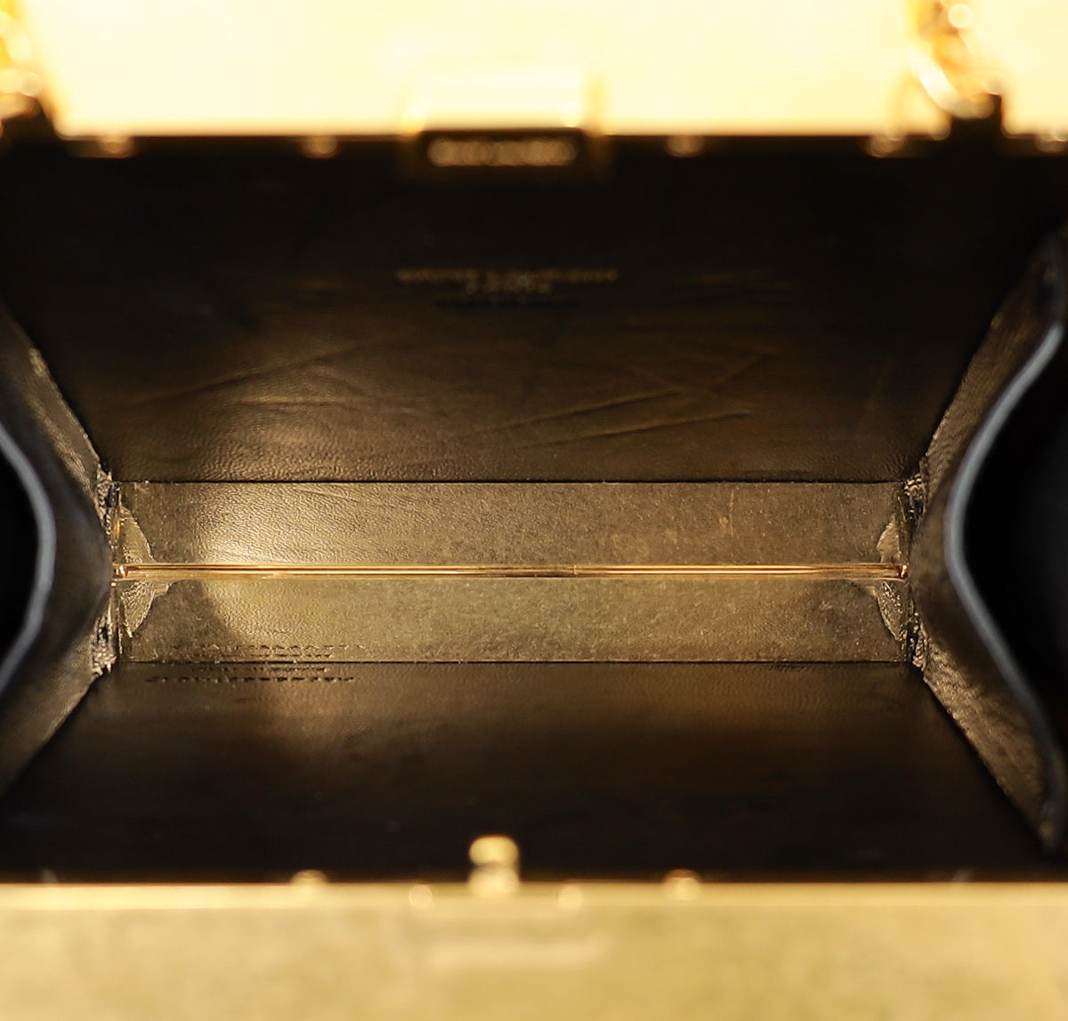 YSL Black Tuxedo Box Plexiglass Minaudiere Bag-YSL-THE CLOSET