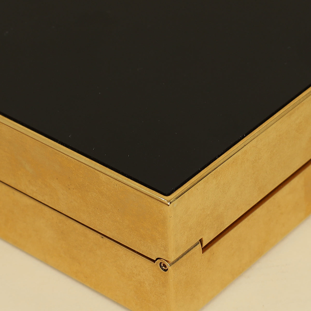 YSL Black Tuxedo Box Plexiglass Minaudiere Bag-YSL-THE CLOSET