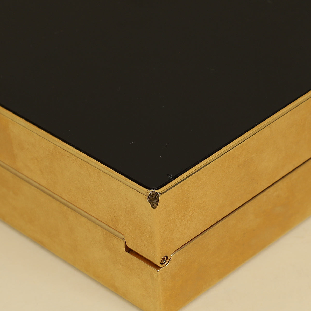 YSL Black Tuxedo Box Plexiglass Minaudiere Bag-YSL-THE CLOSET