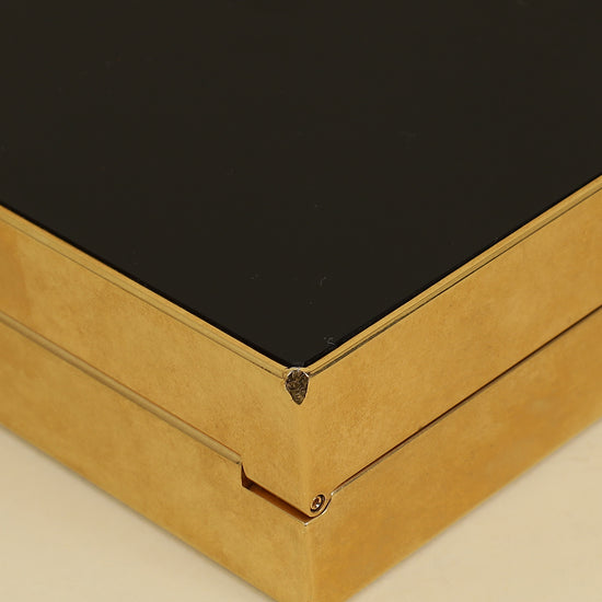 YSL Black Tuxedo Box Plexiglass Minaudiere Bag-YSL-THE CLOSET