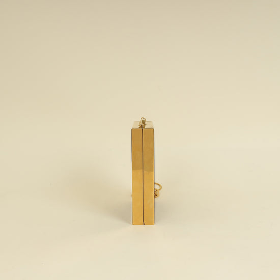 YSL Black Tuxedo Box Plexiglass Minaudiere Bag-YSL-THE CLOSET