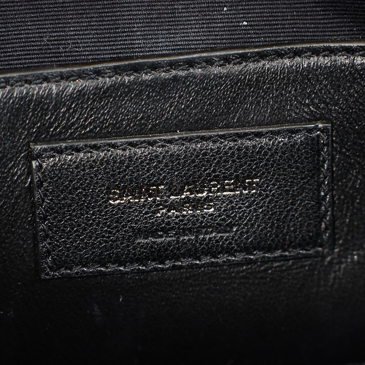 YSL Black Crocodile Embossed Heart Tassel Clutch-YSL-THE CLOSET