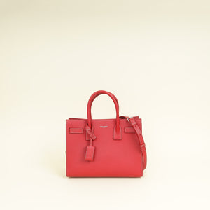 YSL Red Sac De Jour Baby Bag
