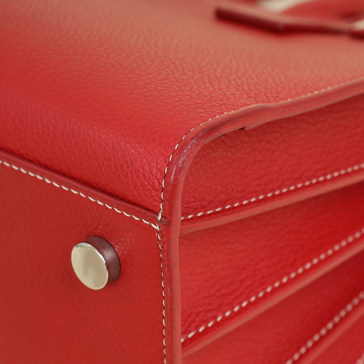 YSL Red Sac De Jour Baby Bag