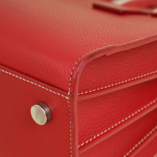 YSL Red Sac De Jour Baby Bag