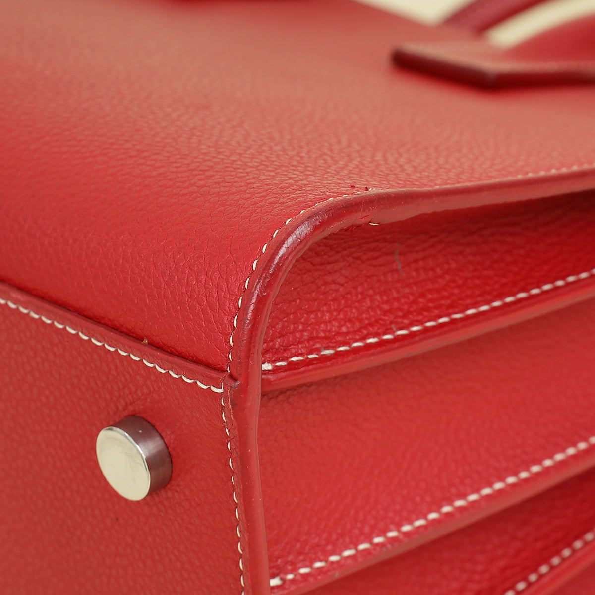 YSL Red Sac De Jour Baby Bag