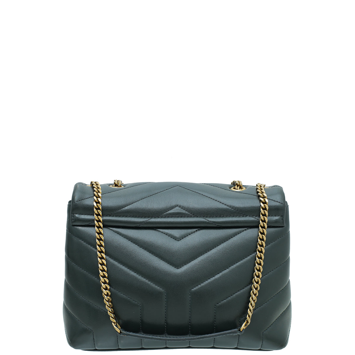 YSL Forest Green Loulou Small Bag-YSL-THE CLOSET