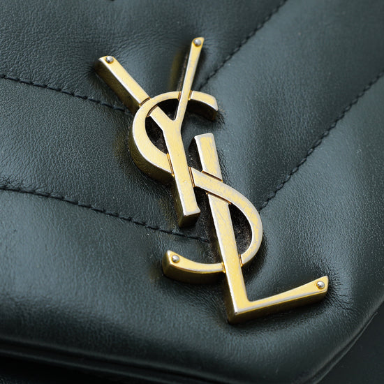 YSL Forest Green Loulou Small Bag