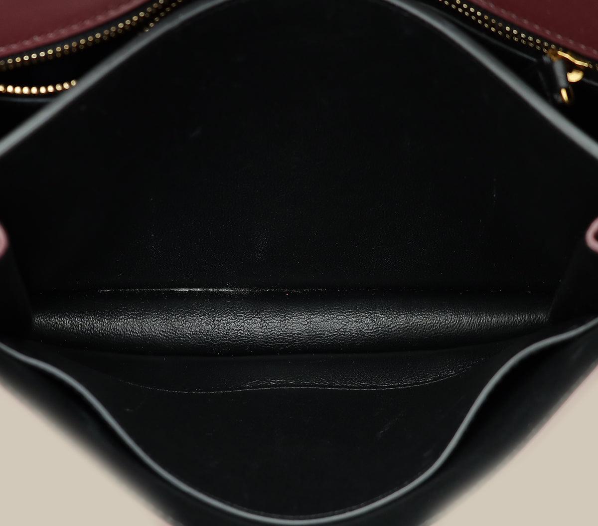 YSL Burgundy Cassandra Medium Flap Shoulder Bag-YSL-THE CLOSET