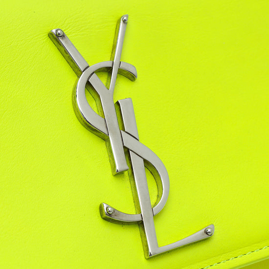 Neon green ysl bag hot sale