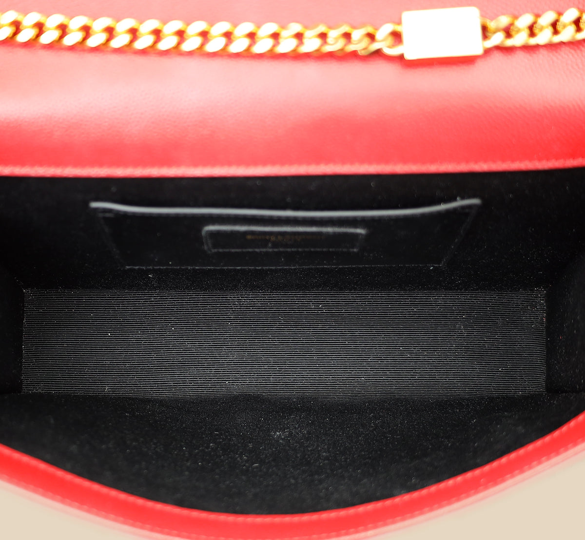 YSL Red Monogram Kate Medium Flap Shoulder Bag-YSL-THE CLOSET