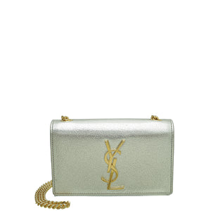 YSL Metallic Gold Mini Chain Bag Bage
