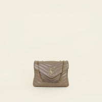 YSL Brown Loulou Medium Shoulder Bag