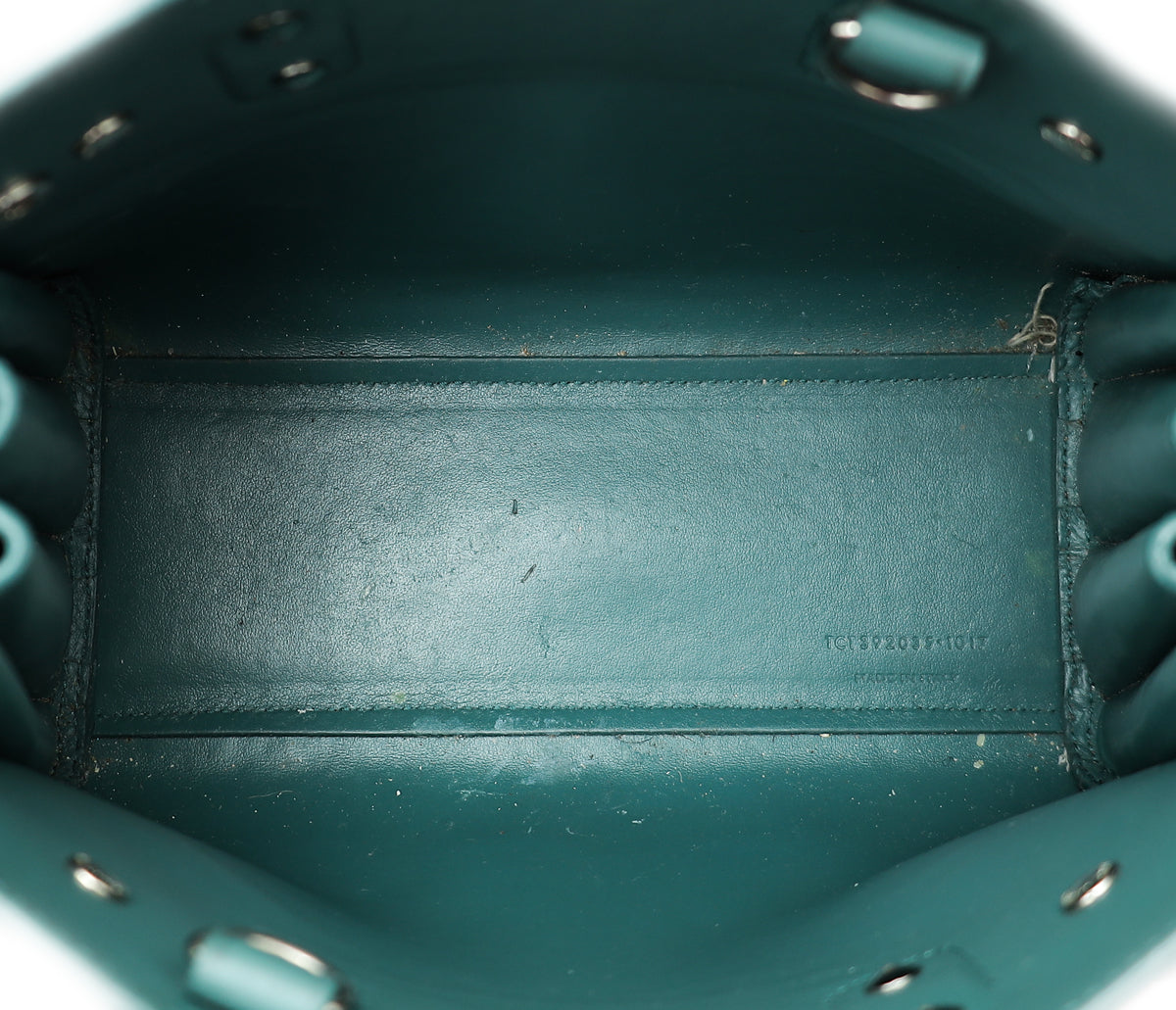 YSL Light Pine Green Croco Embossed Sac De Jour Nano Bag – The Closet