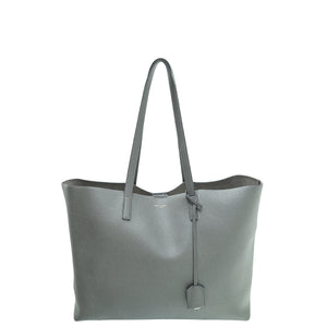 ysl storm gray e/w حقيبة تسوق كبيرة