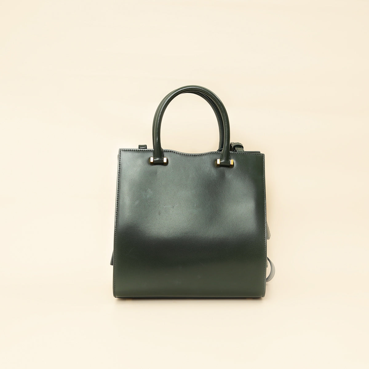 YSL Forest Green Uptown Small Tote Top Handle Bag-YSL-THE CLOSET