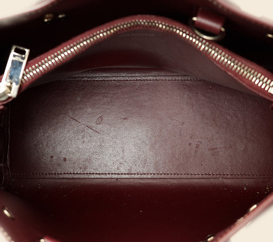 YSL Burgundy Sac De Jour Baby Bag-YSL-THE CLOSET