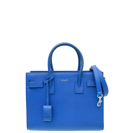 YSL Blue Sac De Jour Baby Bag