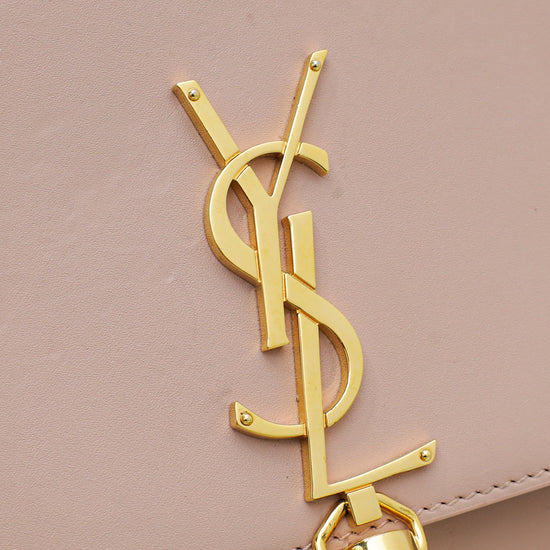 YSL Powder Pink Kate Tassel Wallet on Chain