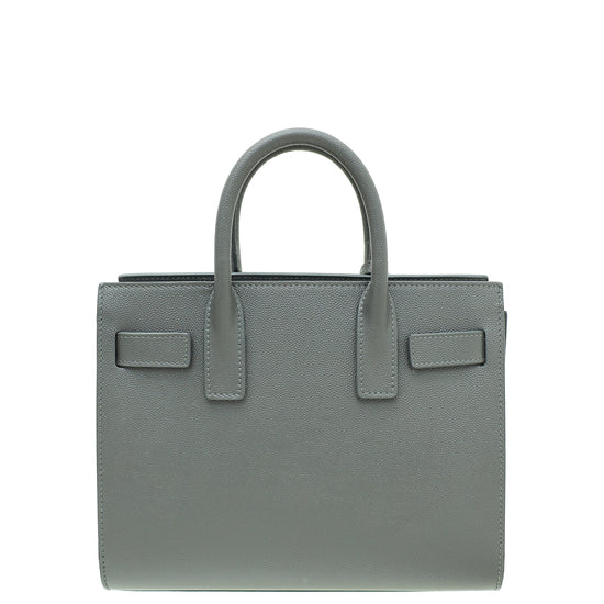 YSL Grey Sac De Jour Nano Bag