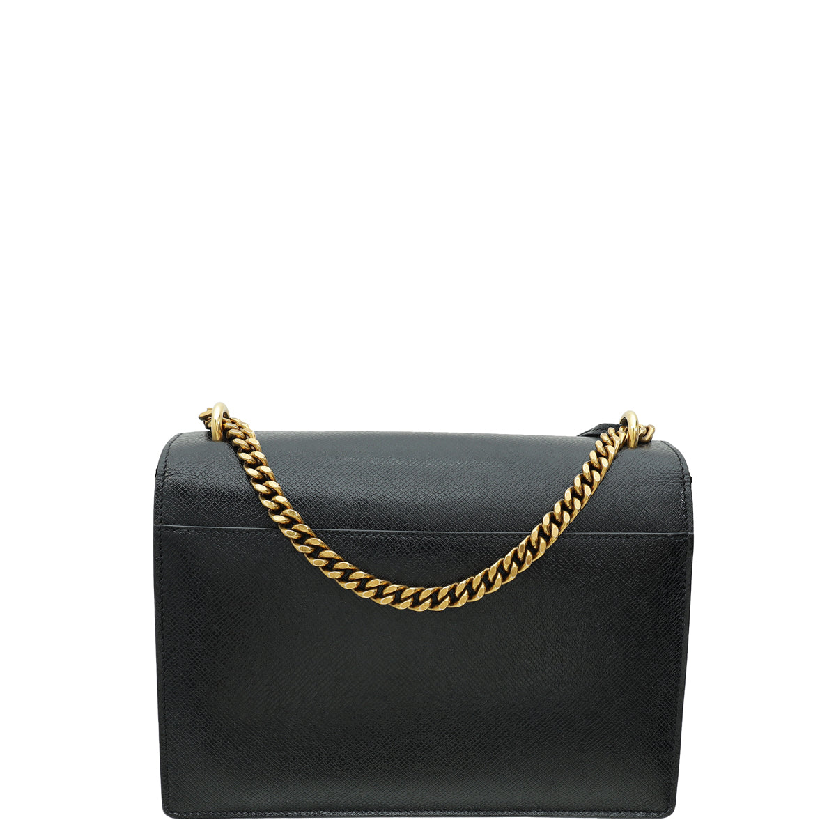 YSL Black Sunset Medium Shoulder Bag