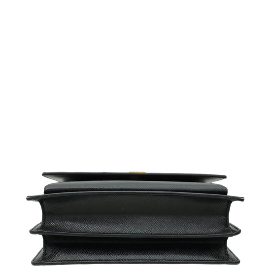 YSL Black Sunset Medium Shoulder Bag