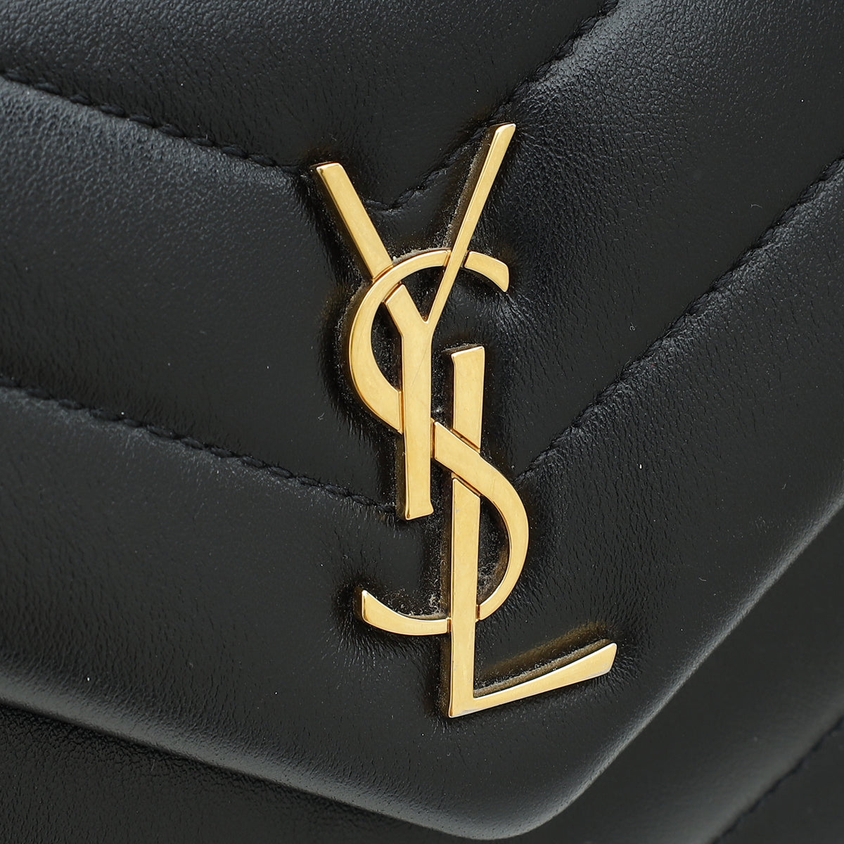 YSL Black Toy Loulou Shoulder Bag