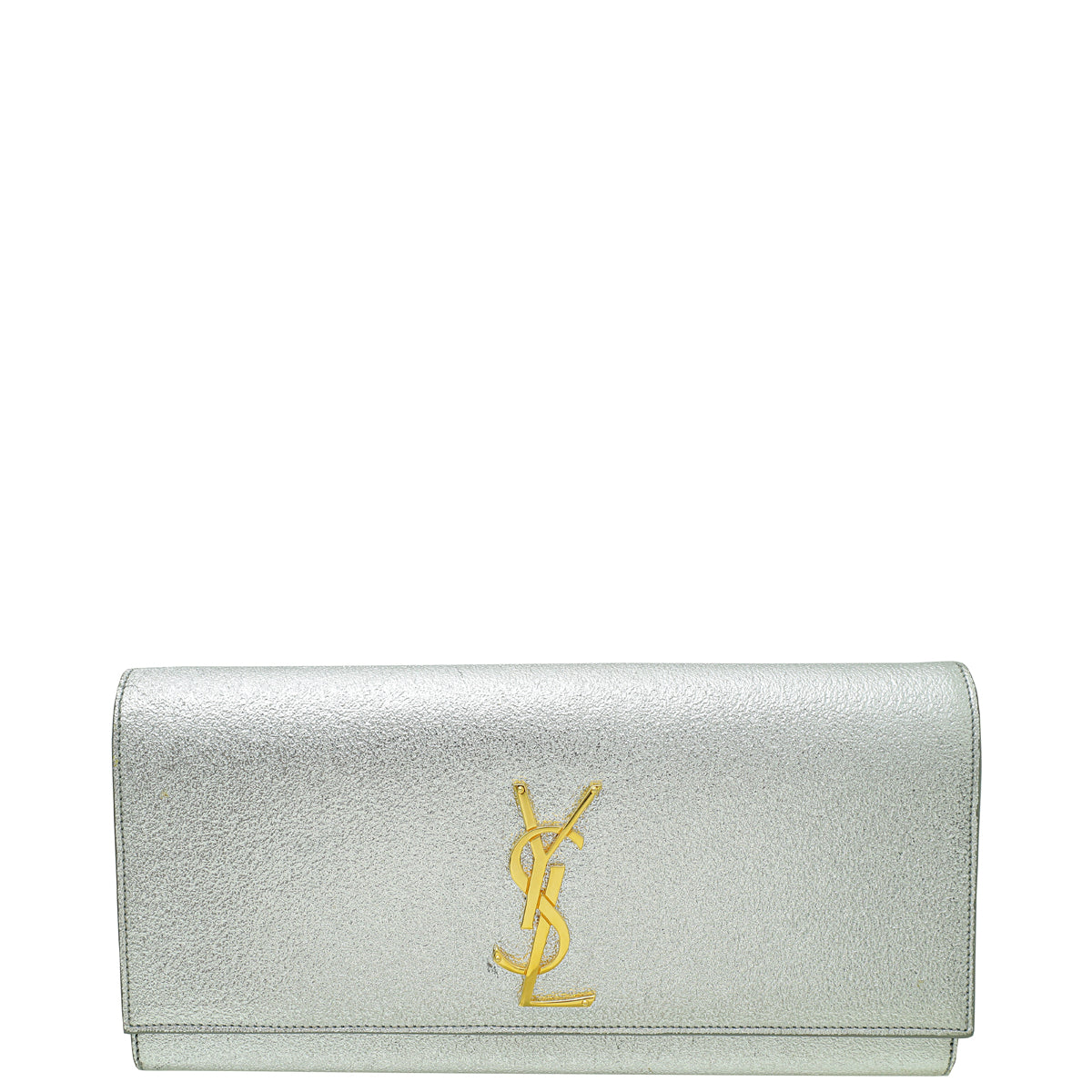 YSL Silver Monogram Classic Cassandre Clutch-YSL-THE CLOSET