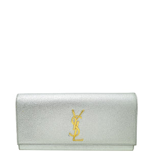 حقيبة يد YSL فضية Monogram Classic Cassandre
