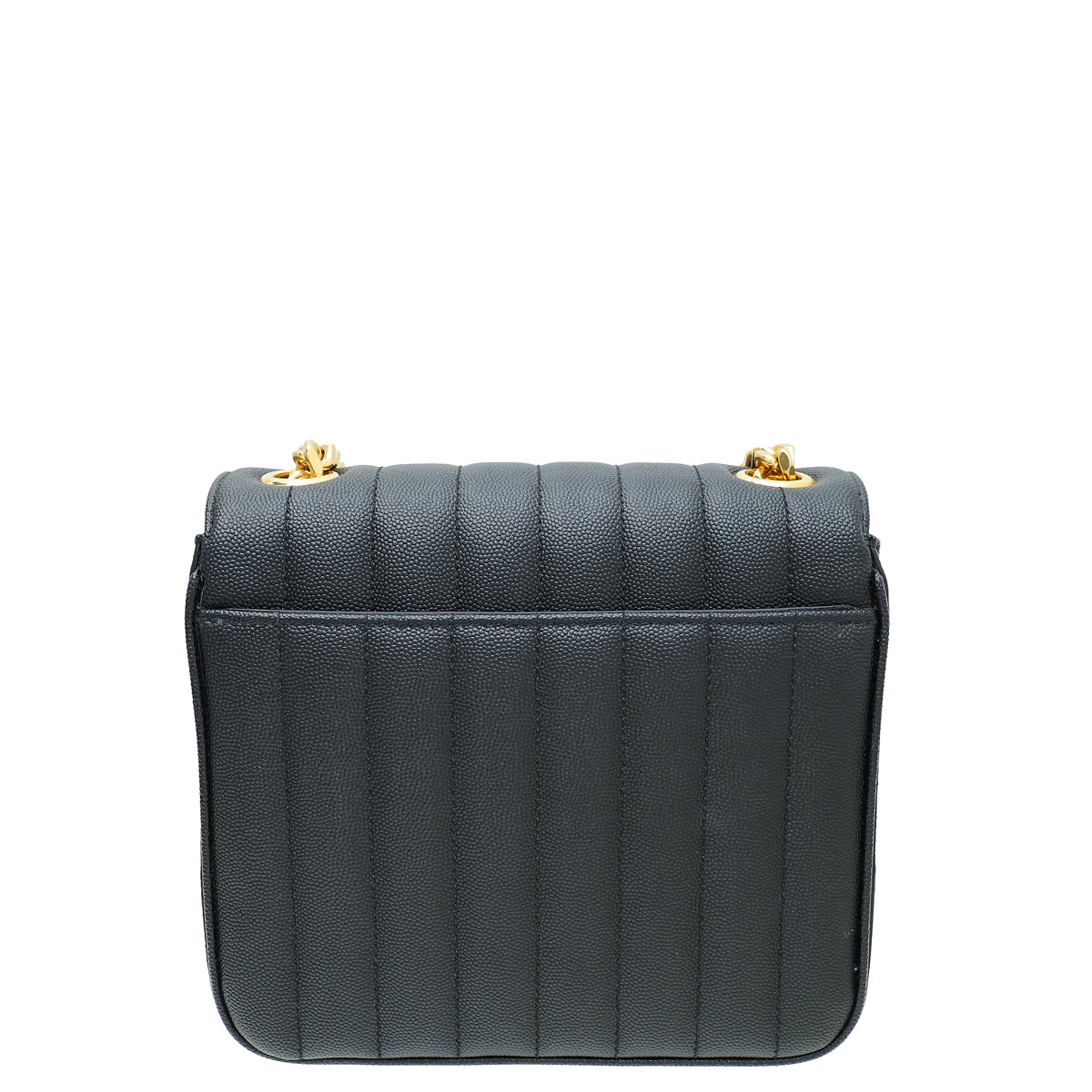 YSL Black Vicky Medium Chain Bag-YSL-THE CLOSET