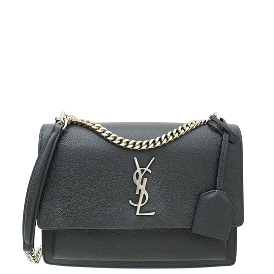 Saint laurent shoulder bag black sale