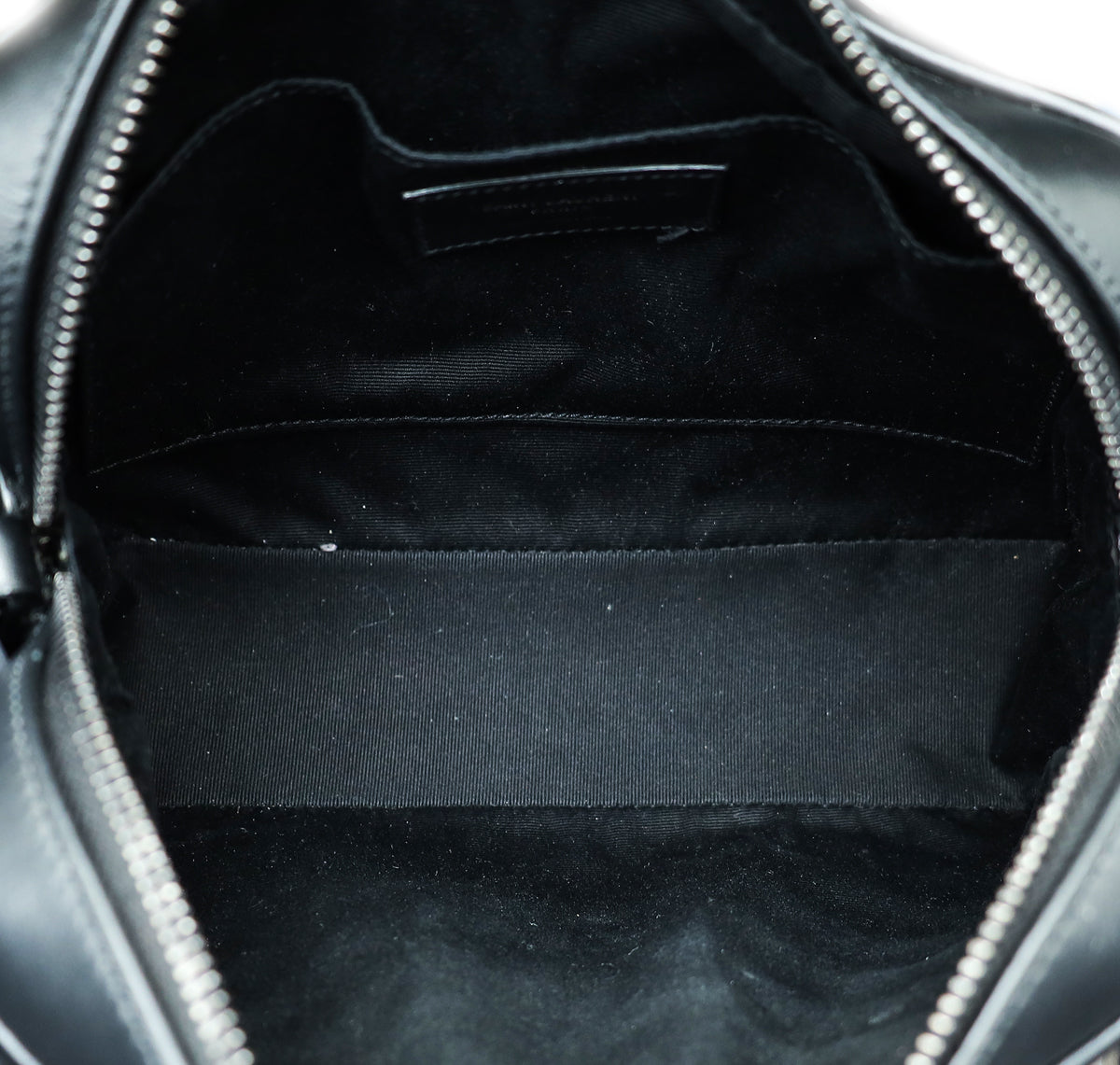 YSL So Black Monogram Lou Camera Tassel Crossbody Bag