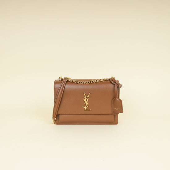 YSL Brown Sunset Medium Bag