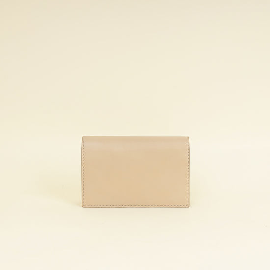 YSL Beige Kate Tassel Chain Wallet-YSL-THE CLOSET