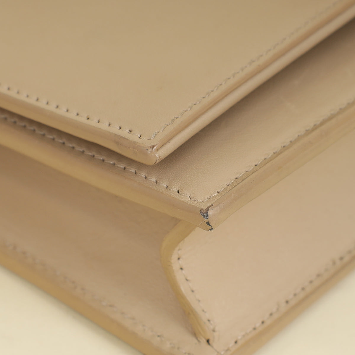 YSL Beige Kate Tassel Chain Wallet-YSL-THE CLOSET