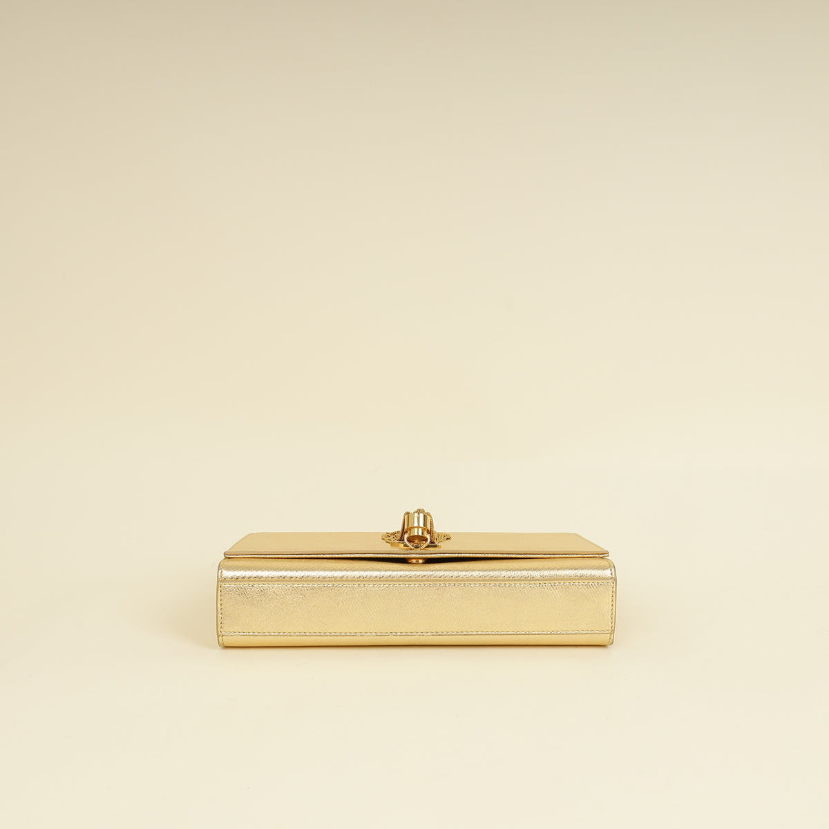 YSL Metallic Gold Kate Tassel Medium Chain Bag-YSL-THE CLOSET