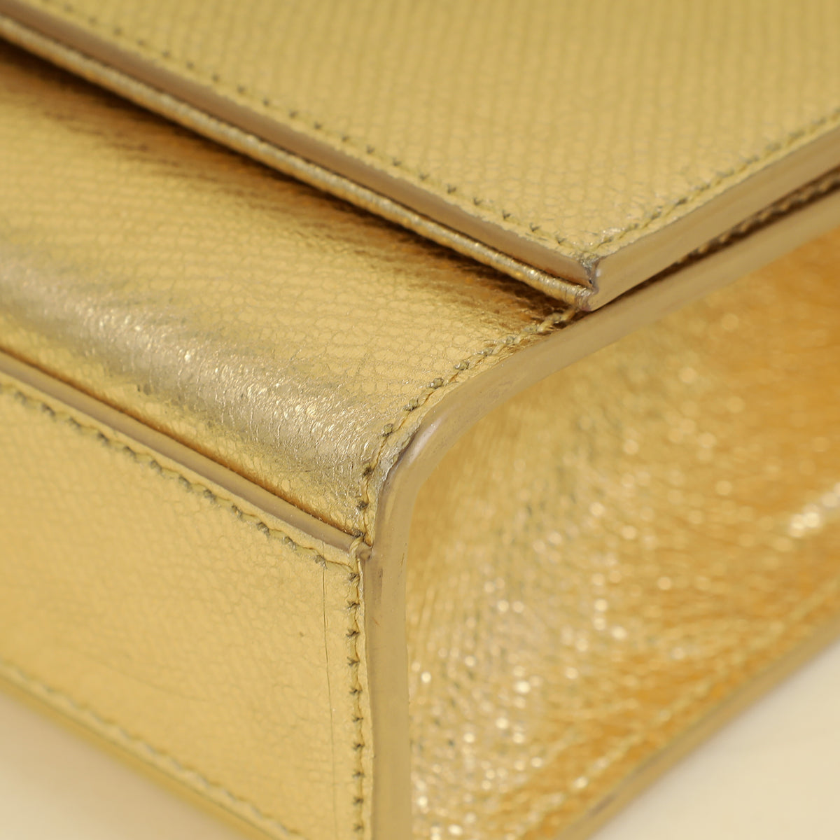 YSL Metallic Gold Kate Tassel Medium Chain Bag-YSL-THE CLOSET