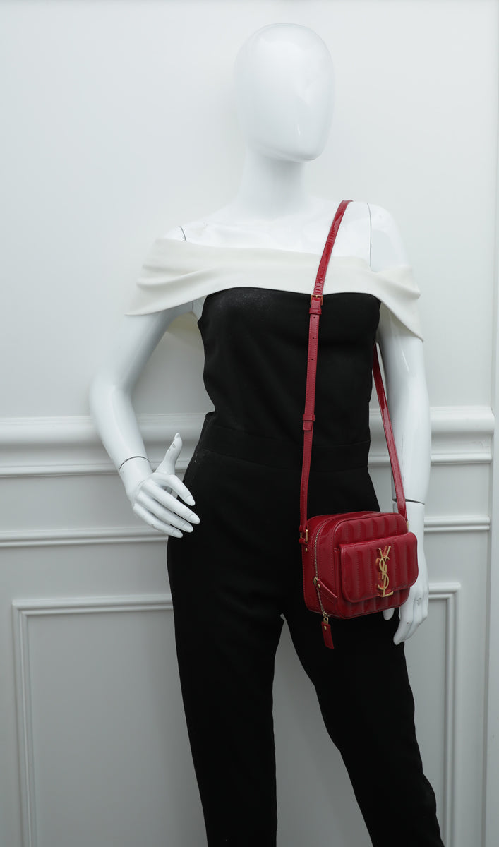 Vicky Camera YSL Red Monogram Vicky Camera Bag – THE CLOSET