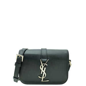 حقيبة كروس YSL Monogram Universite باللون الأسود 