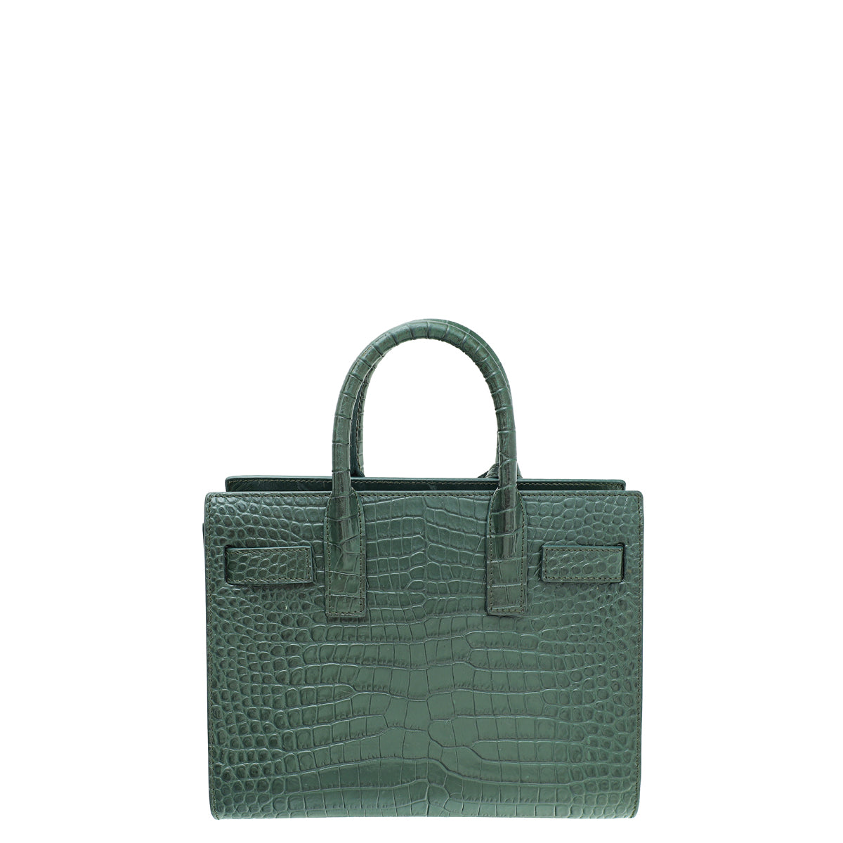 SAC DE JOUR NANO IN CROCODILE EMBOSSED LEATHER