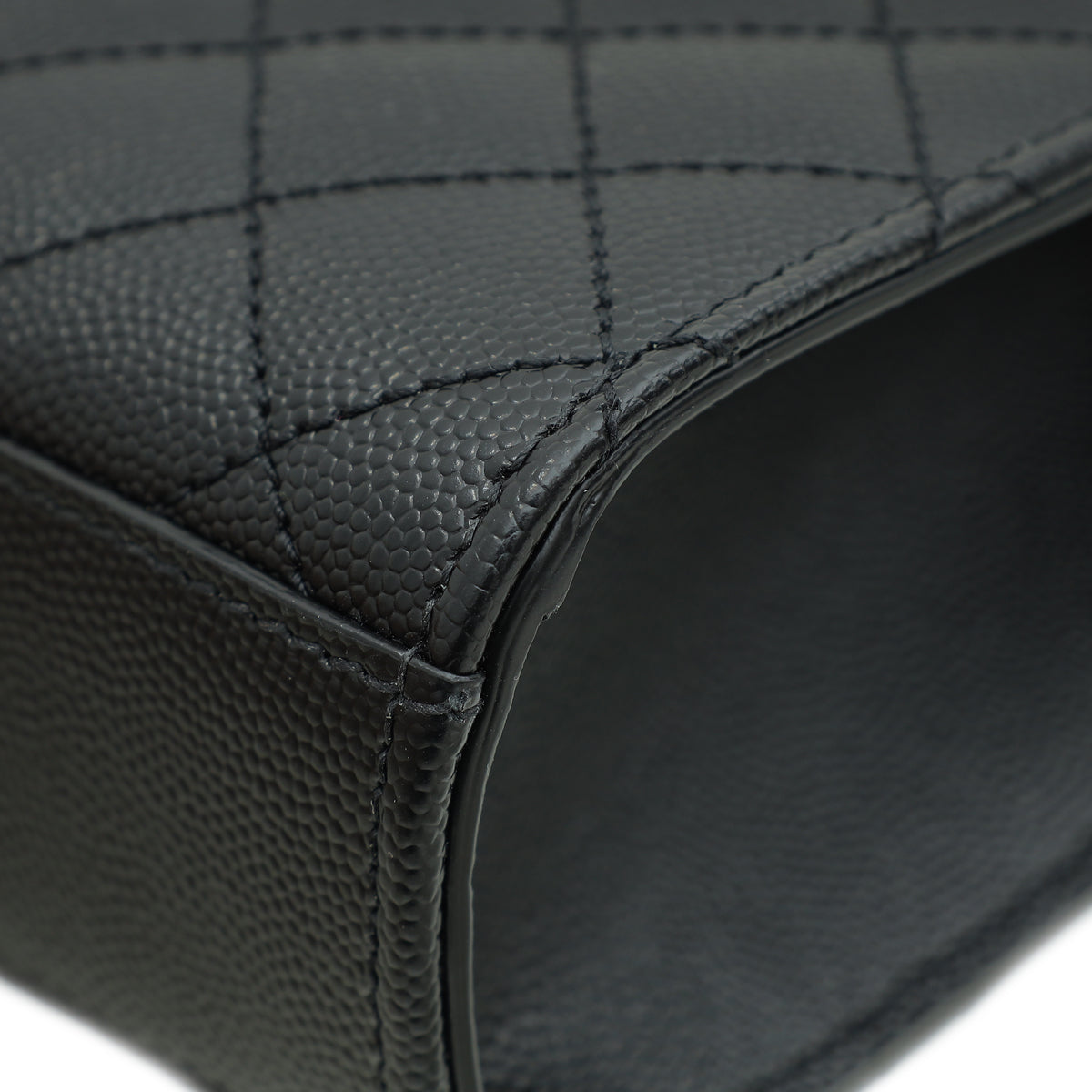 YSL Black Mix Quilted Envelope Medium Shoulder Bag-YSL-THE CLOSET