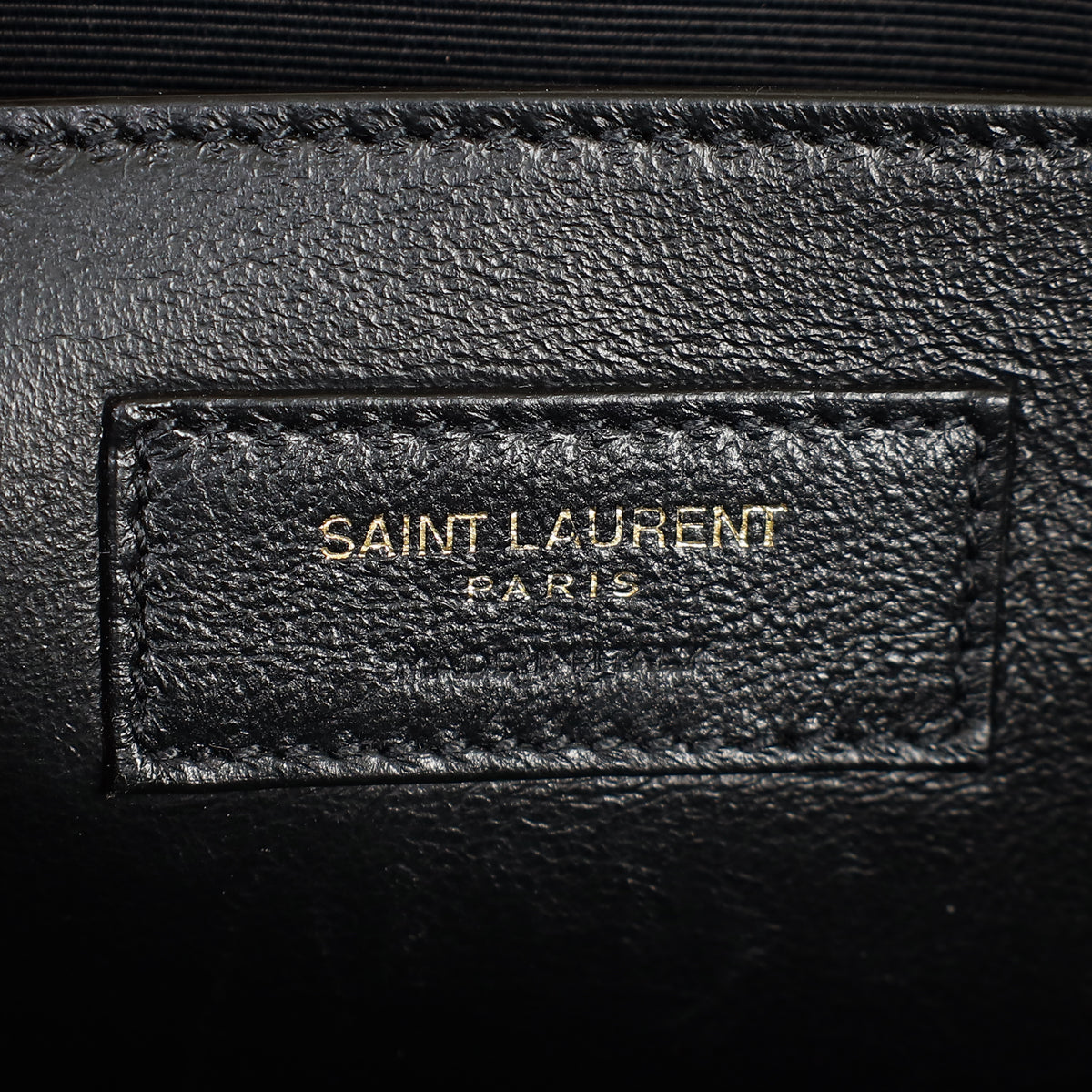 YSL Blanc Vintage Kate Tassel Croc Embossed Medium Shoulder Bag-YSL-THE CLOSET