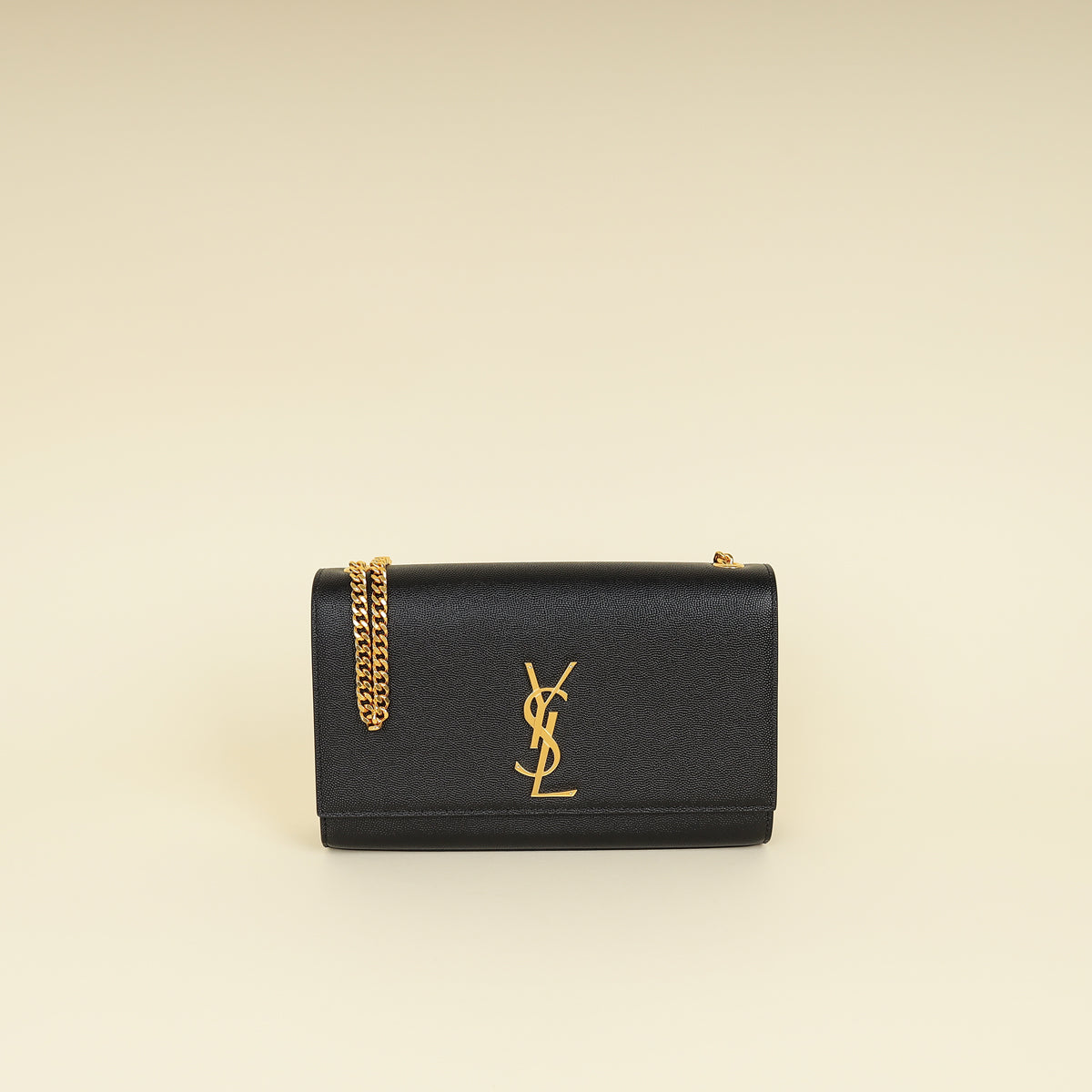 YSL Black Monogram Kate Medium Shoulder Bag-YSL-THE CLOSET