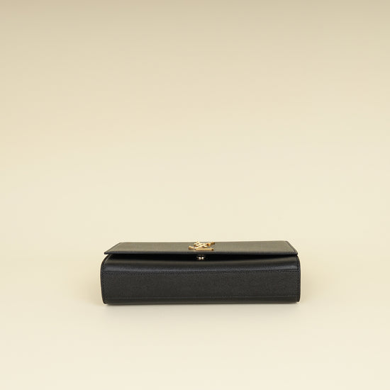 YSL Black Monogram Kate Medium Shoulder Bag-YSL-THE CLOSET
